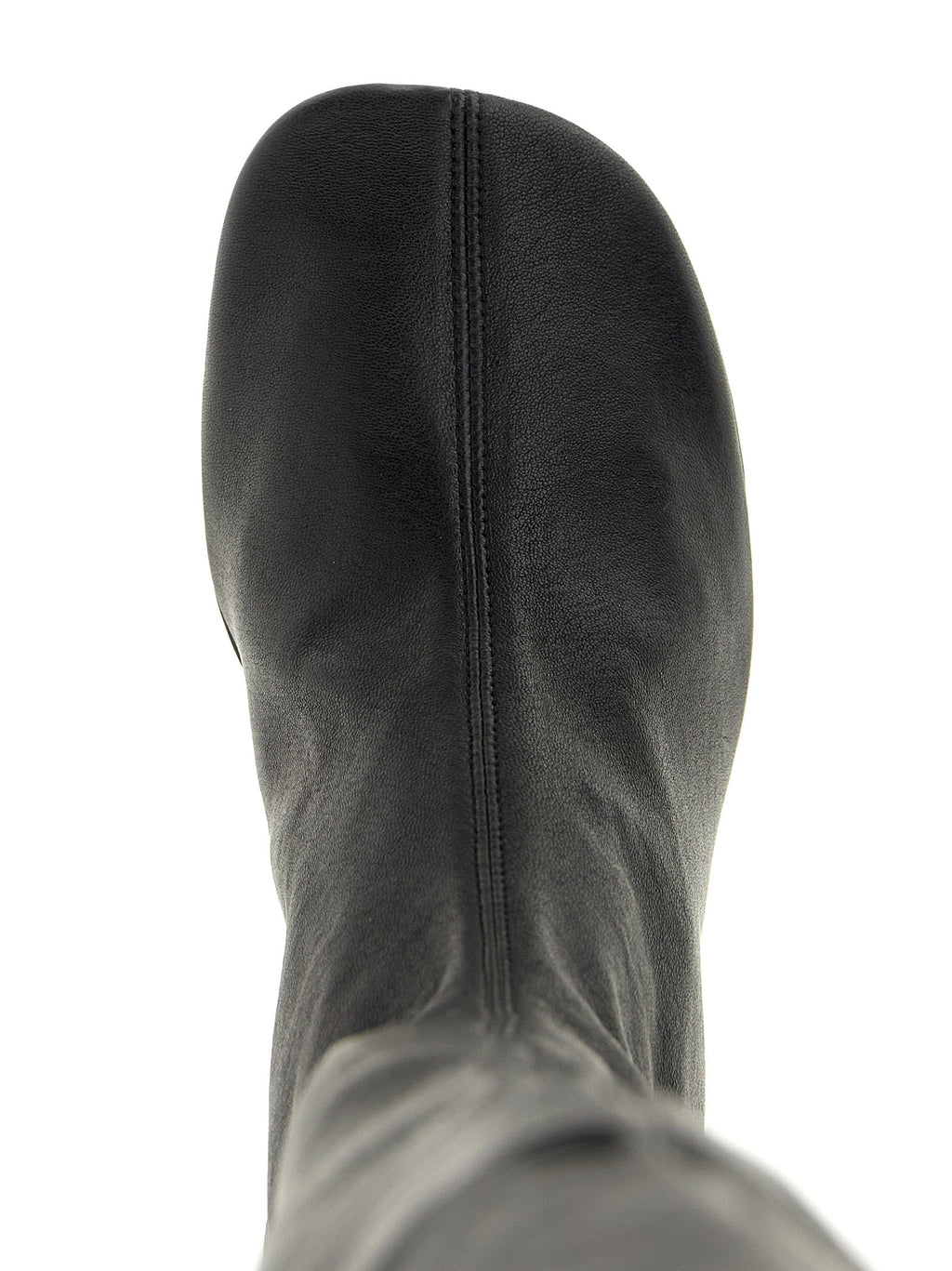 Jil Sander Black Leather Over The Knee
