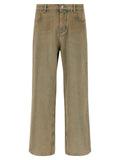 Amiri Beige Cotton Straight-Leg Jeans