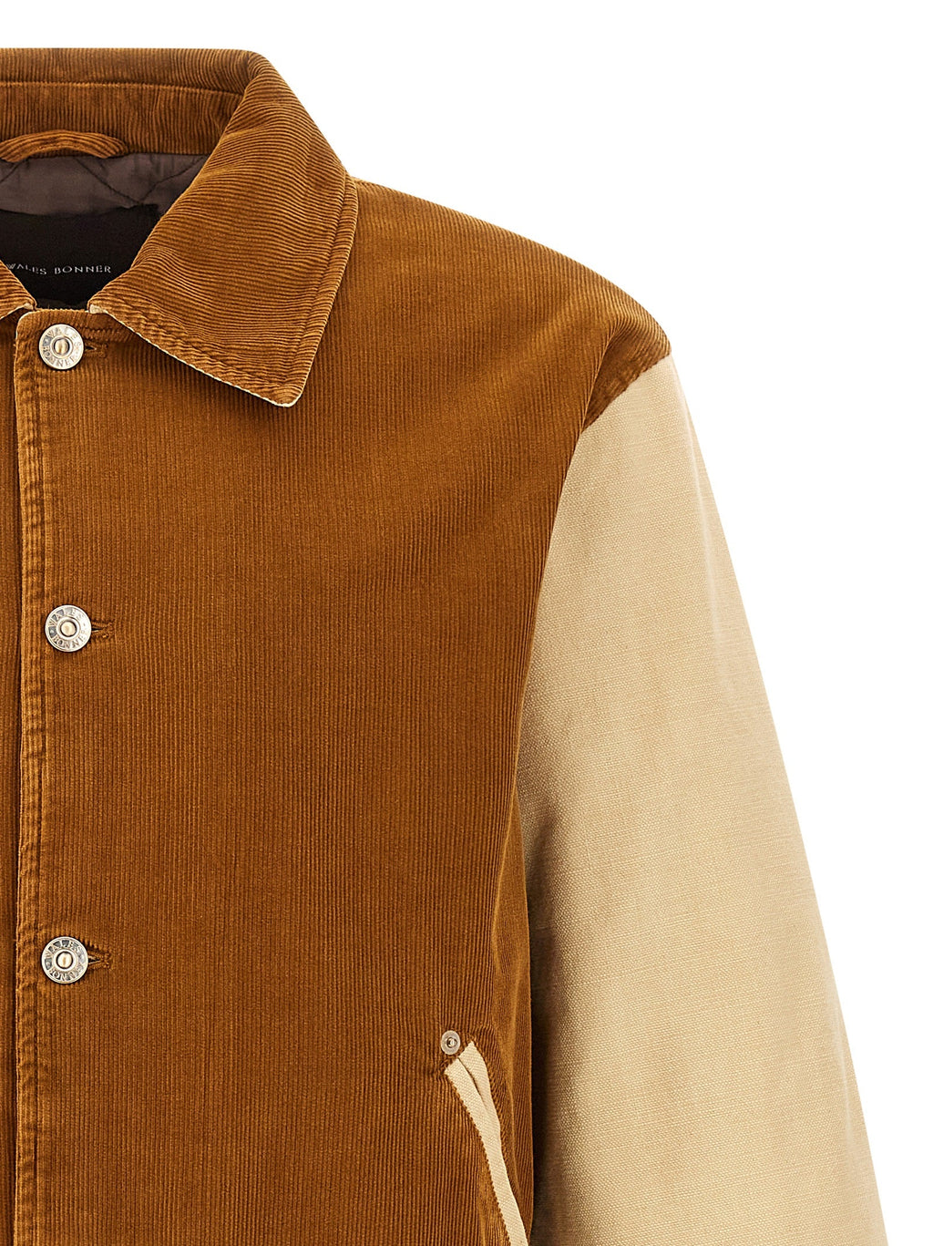 WALES BONNER Brown Cotton Bomber