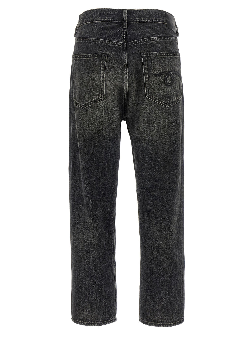 R13 Black Cotton Jeans Denim