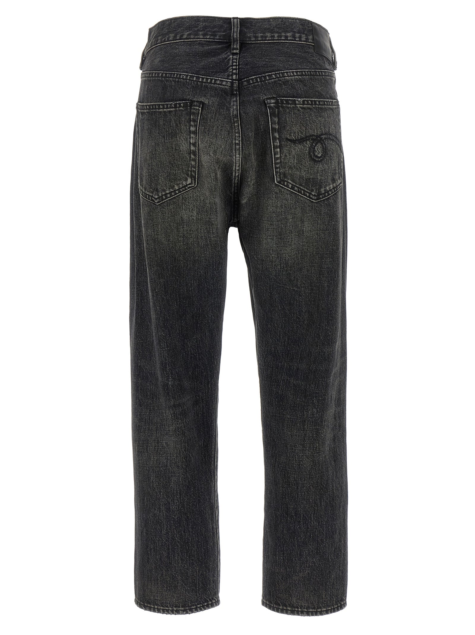 R13 Black Cotton Jeans Denim