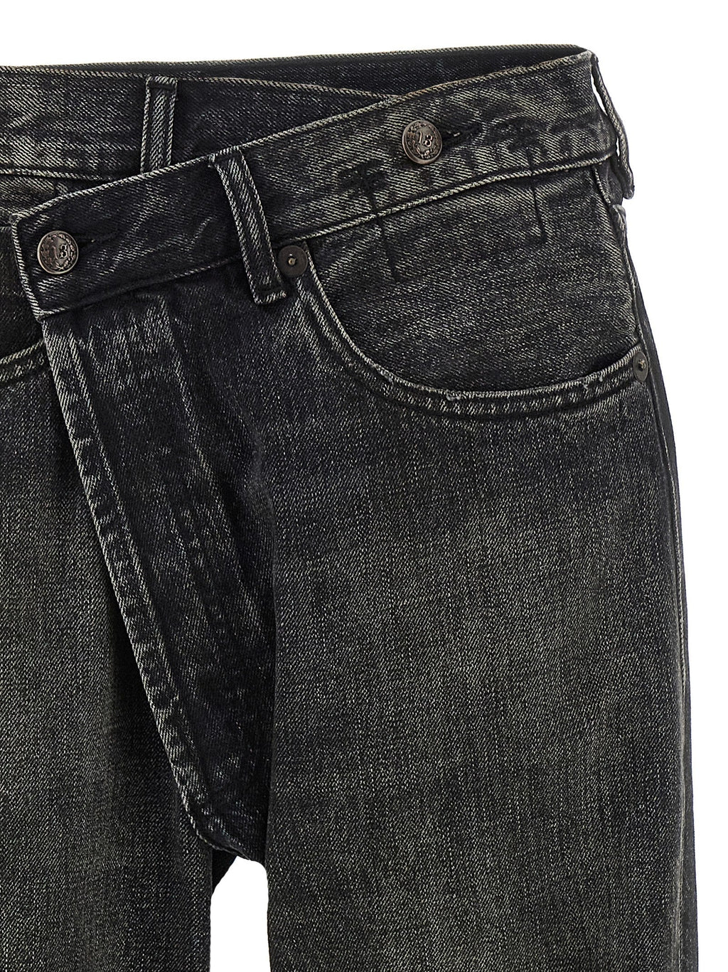 R13 Black Cotton Jeans Denim