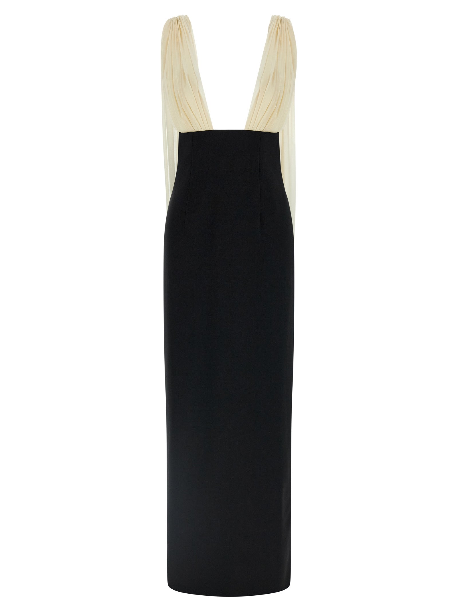 Armarium Bicolor Virgin Wool Long Dress