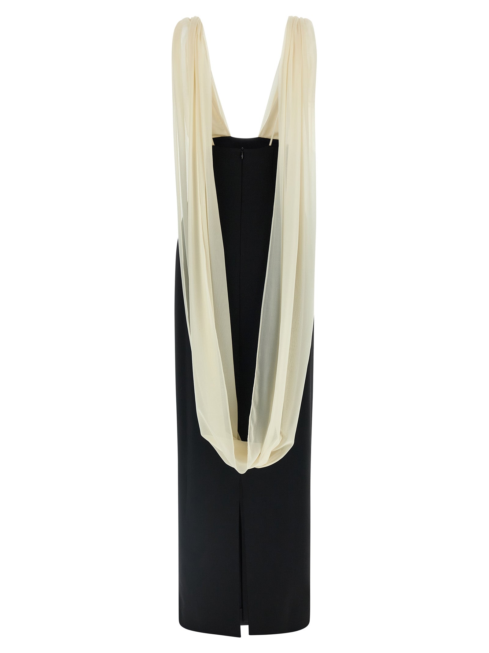 Armarium Bicolor Virgin Wool Long Dress