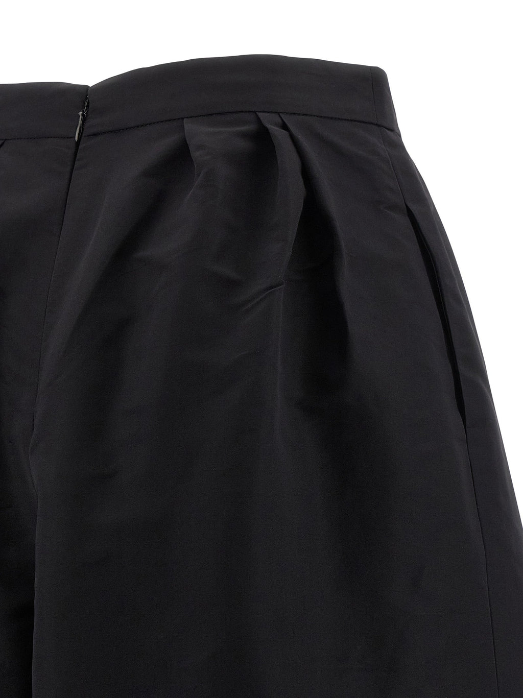 Carolina Herrera Black Silk Casual Pants