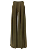 Norma Kamali Bicolor Polyamide Mini Skirt