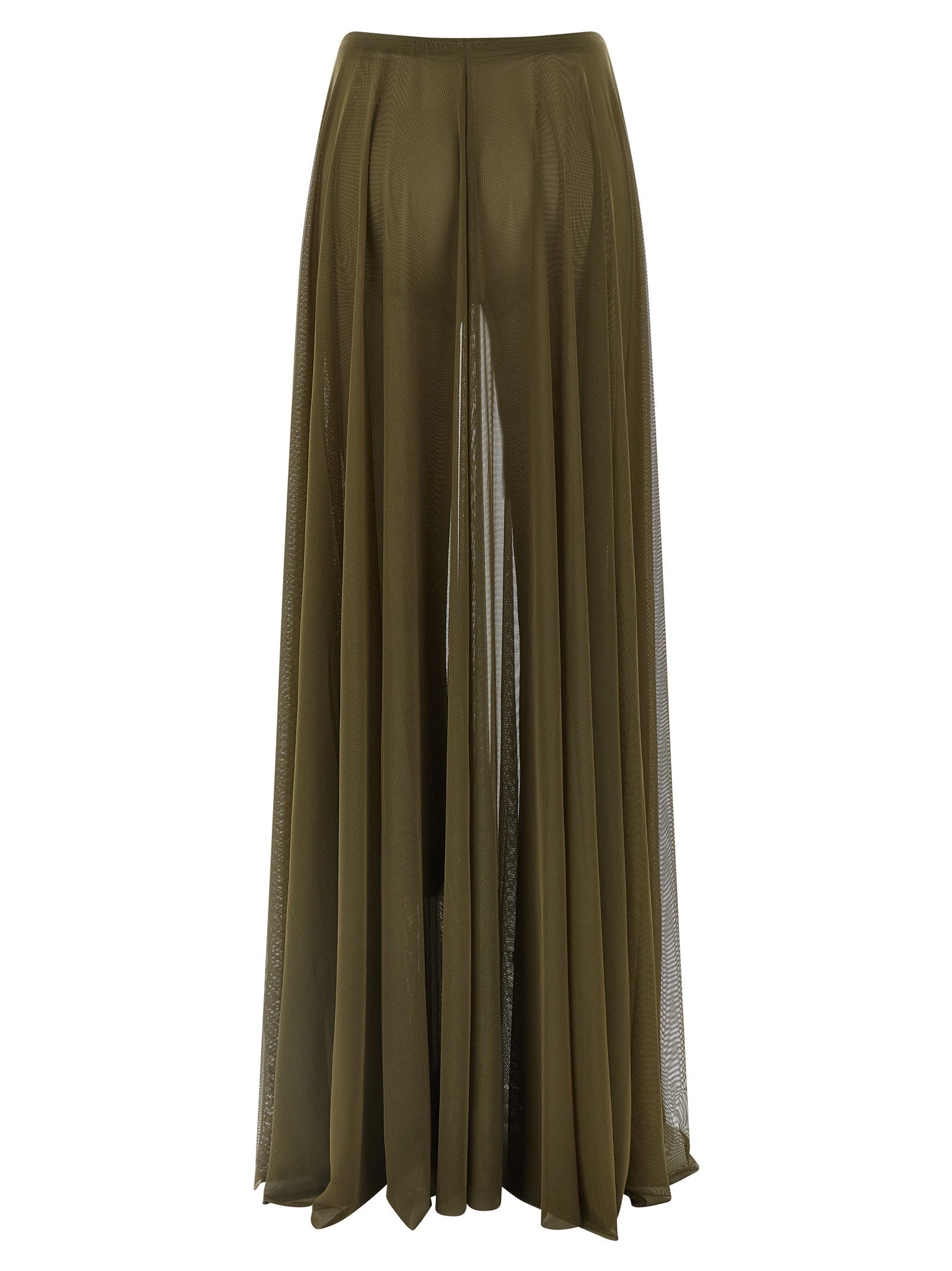 Norma Kamali Bicolor Polyamide Mini Skirt