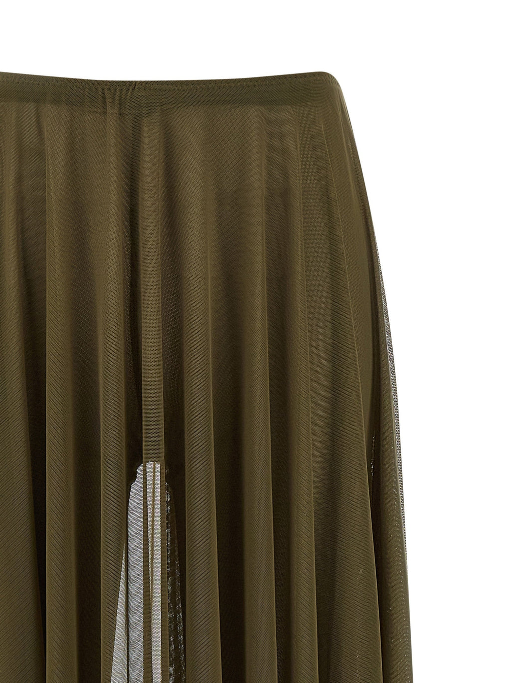 Norma Kamali Bicolor Polyamide Mini Skirt