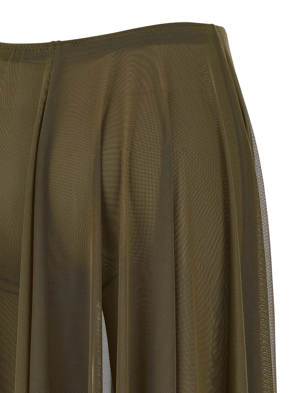 Norma Kamali Bicolor Polyamide Mini Skirt