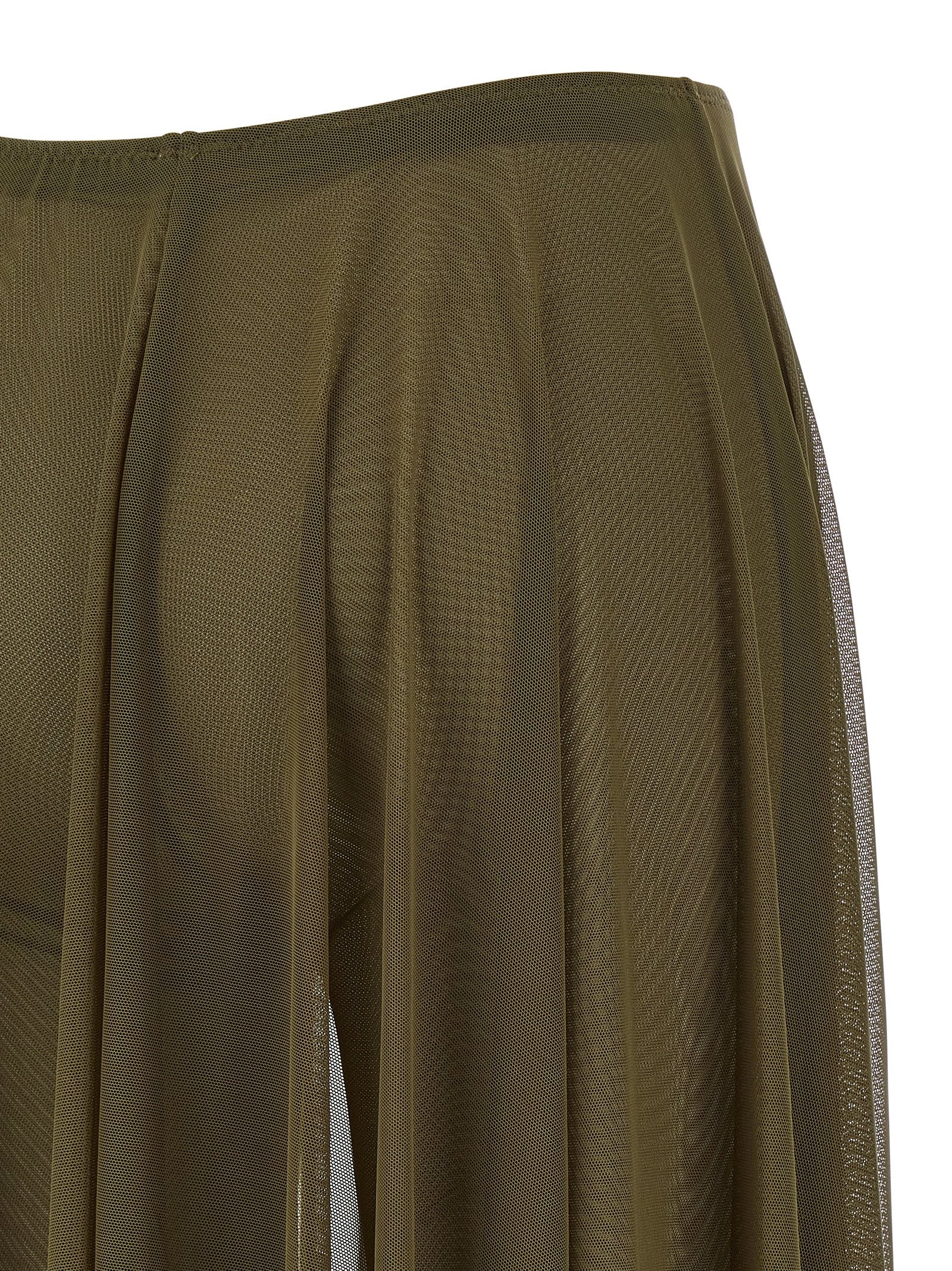 Norma Kamali Bicolor Polyamide Mini Skirt
