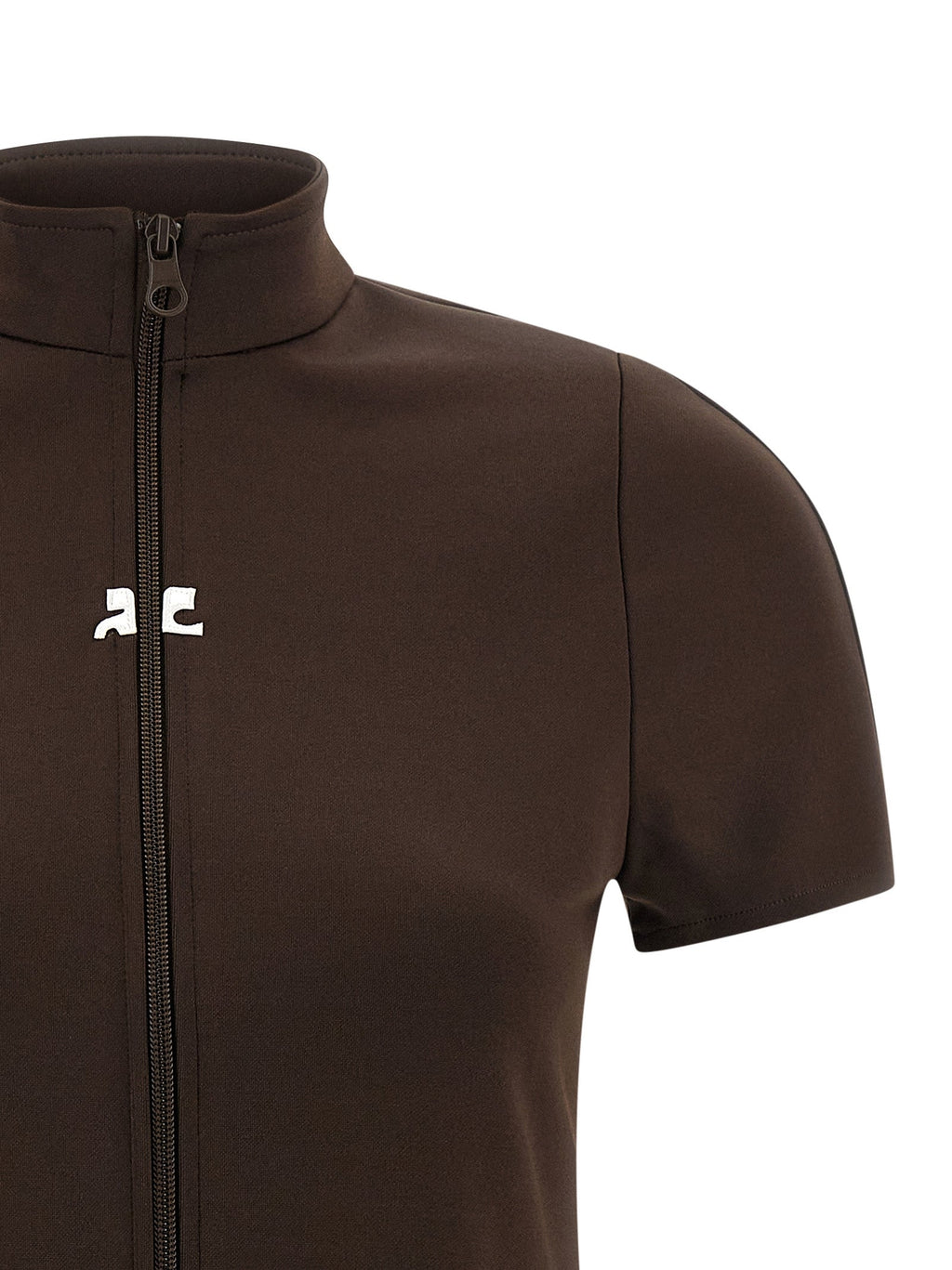 Courrèges Brown Polyester Short Dress