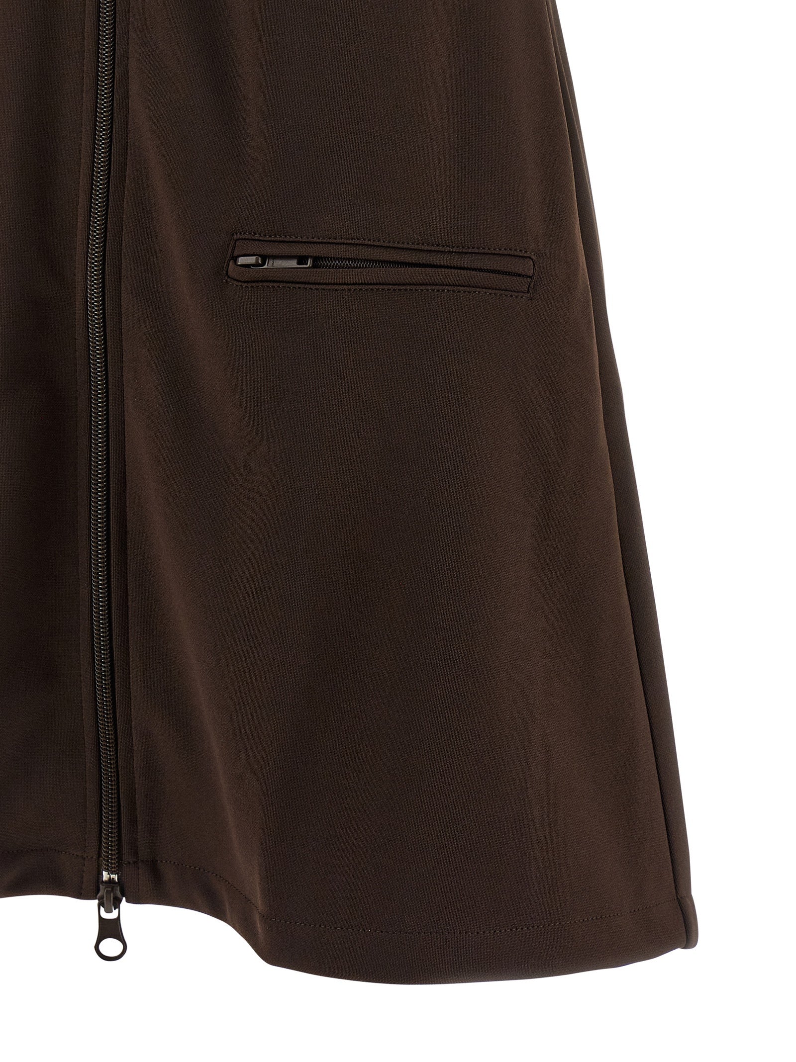 Courrèges Brown Polyester Short Dress