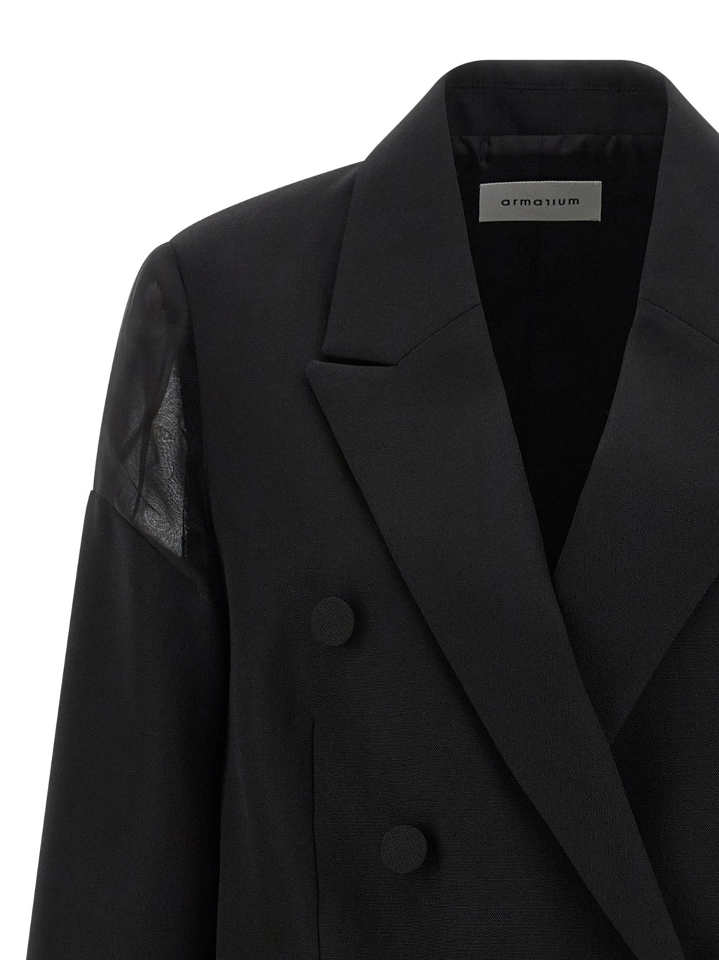 Armarium Black Virgin Wool Blazer