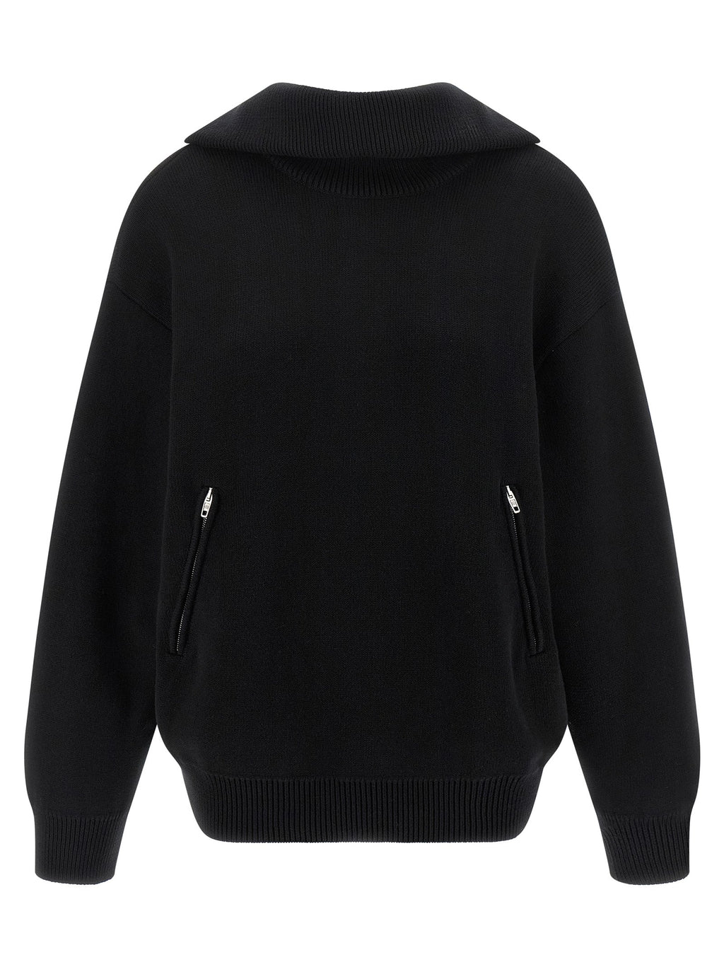 Balenciaga Black Cotton Cardigan