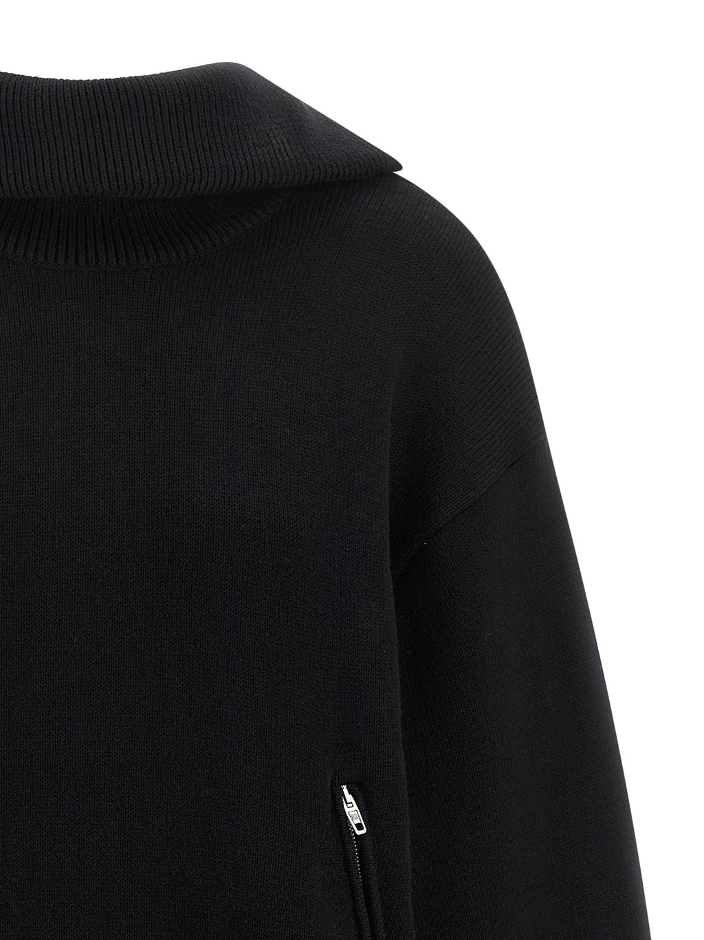 Balenciaga Black Cotton Cardigan