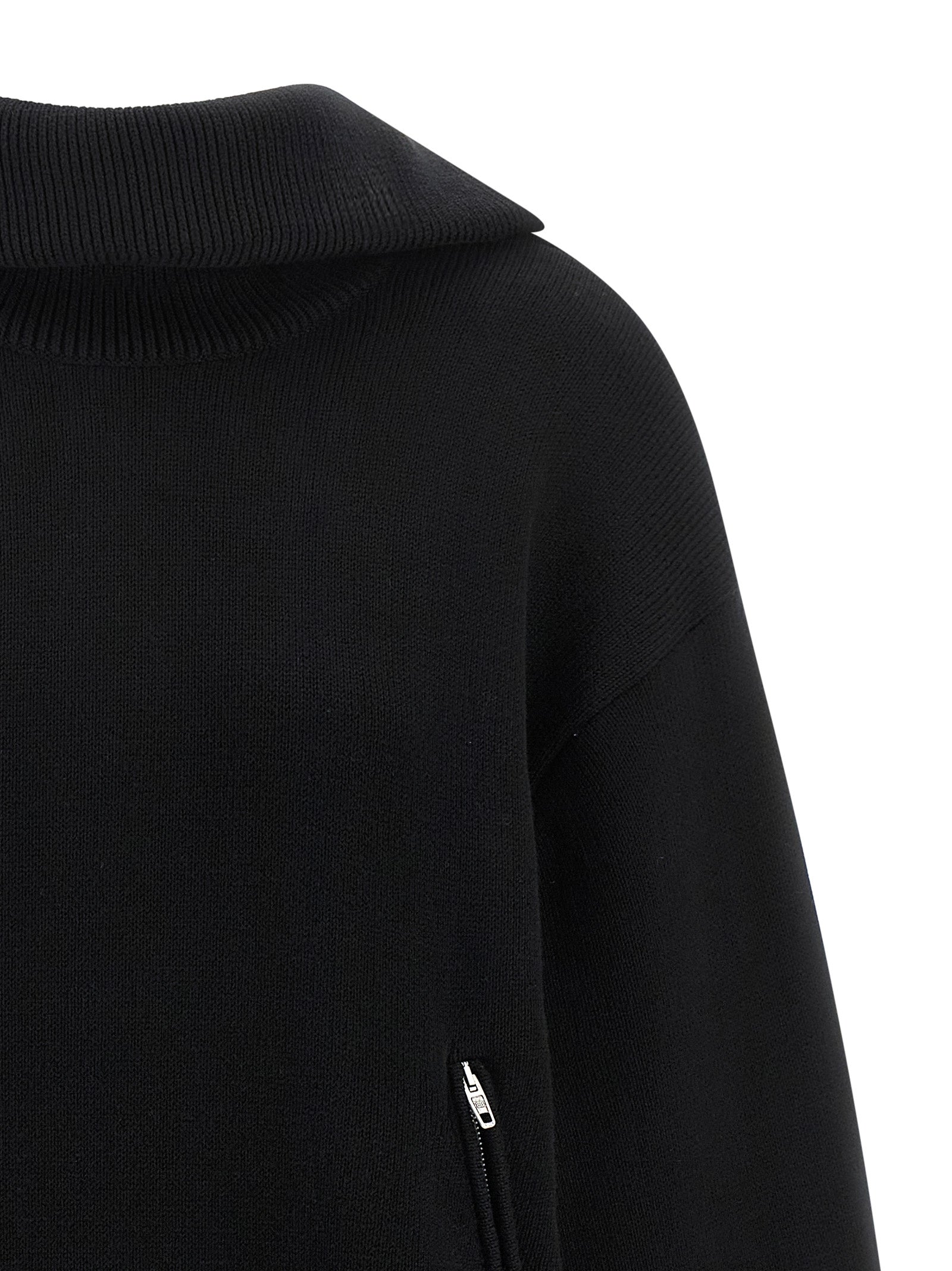 Balenciaga Black Cotton Cardigan
