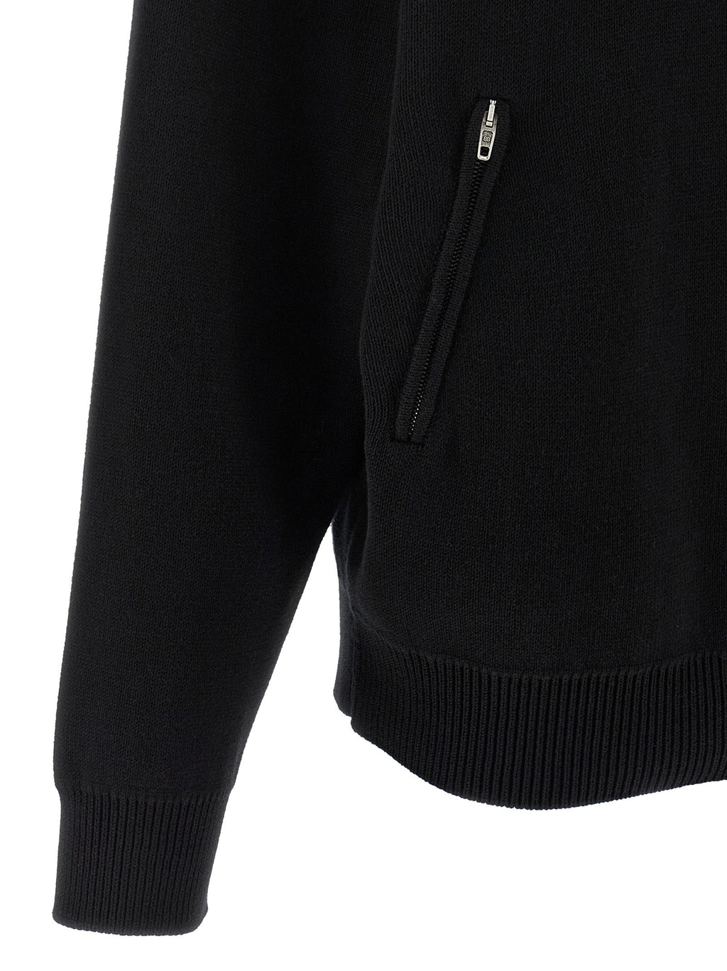 Balenciaga Black Cotton Cardigan
