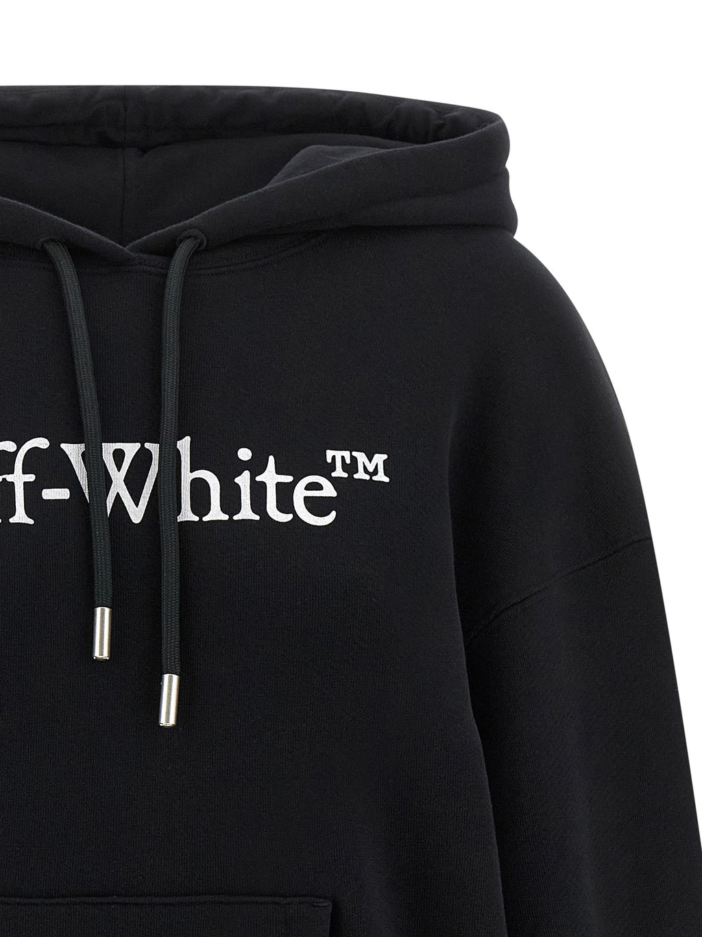 Off-White Bicolor Cotton Hoodie