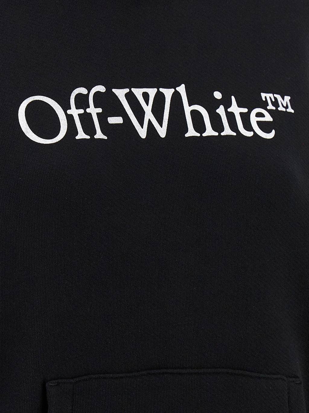 Off-White Bicolor Cotton Hoodie