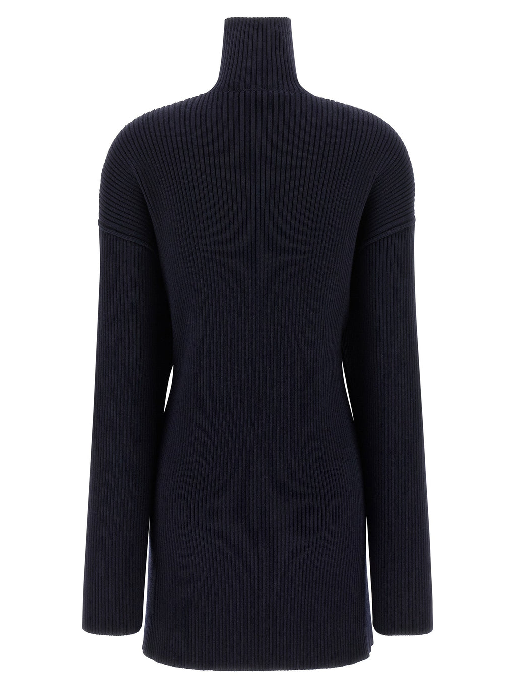 Balenciaga Blue Wool Short Dress
