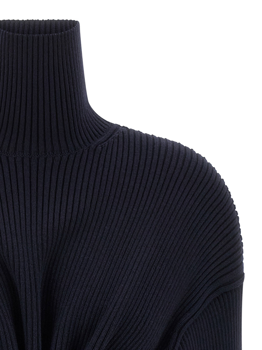 Balenciaga Blue Wool Short Dress