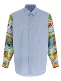 Comme Des Garçons Multicolor Cotton Blouse