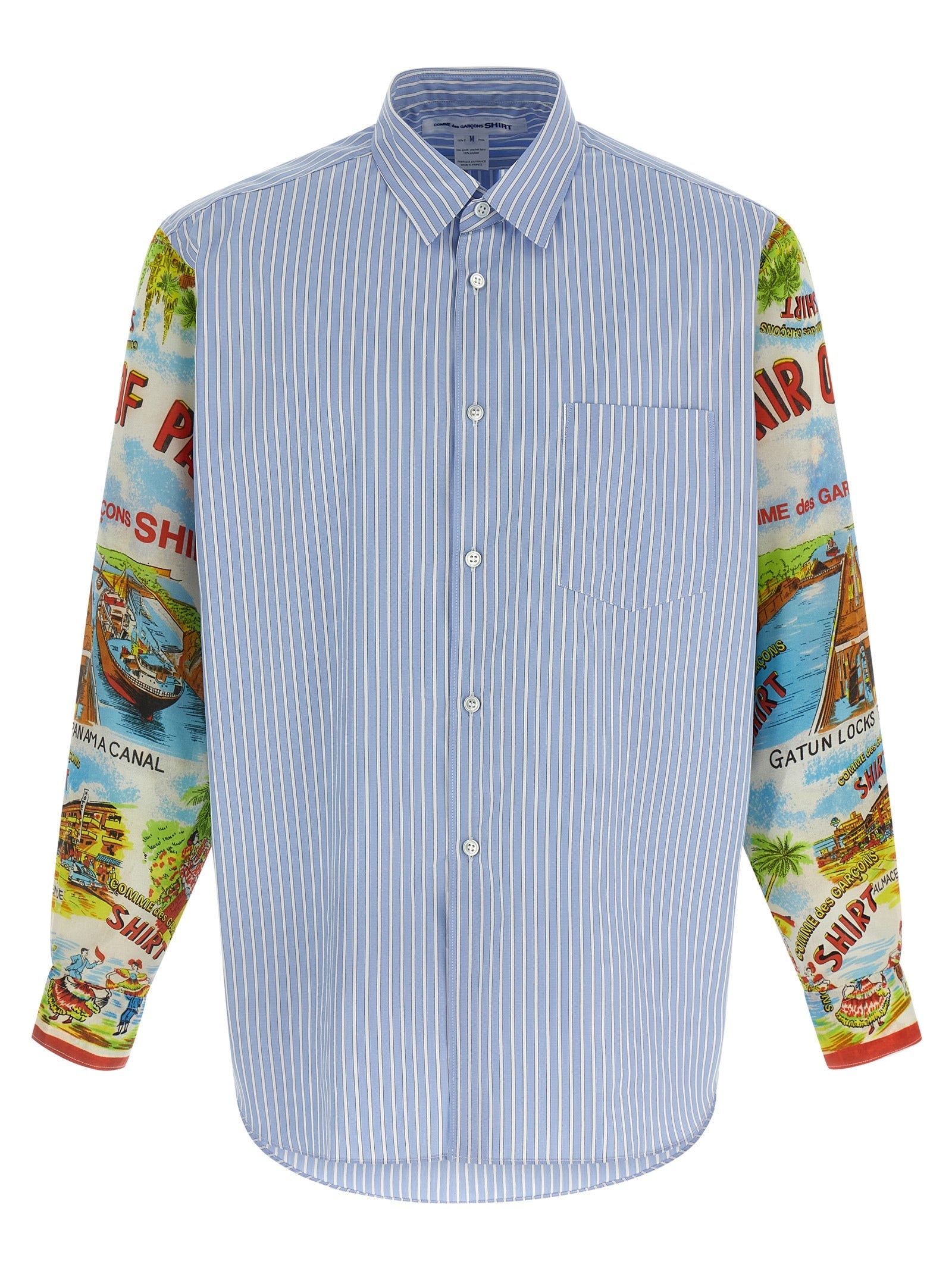 Comme Des Garçons Multicolor Cotton Blouse