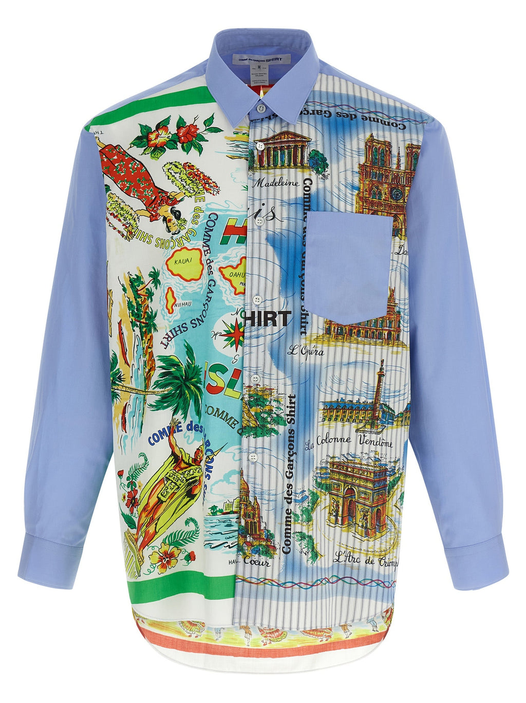 Comme Des Garçons Multicolor Cotton Blouse