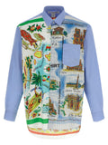 Comme Des Garçons Multicolor Cotton Blouse