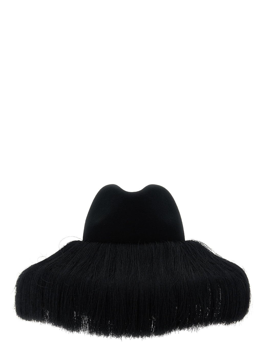 Comme Des Garçons Black Wool Fedora