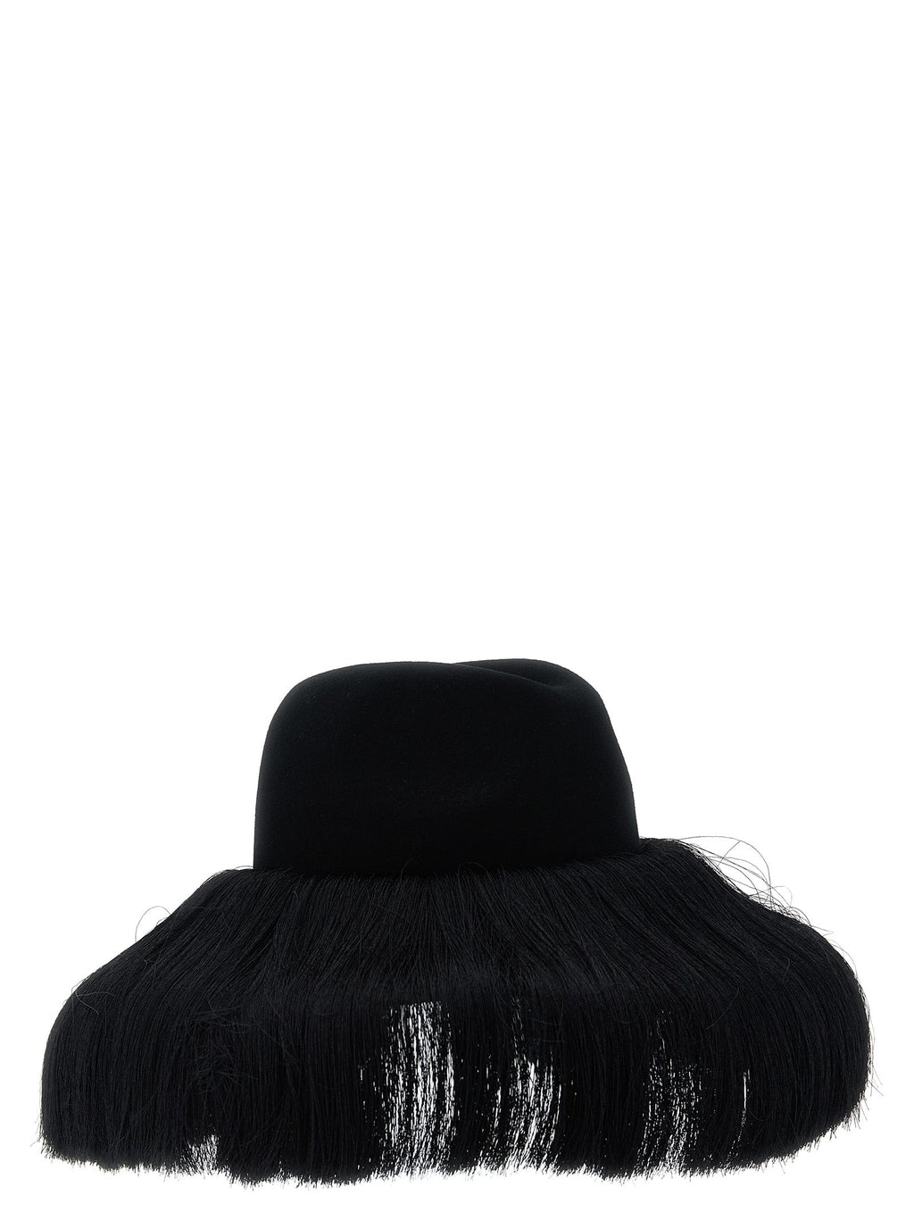 Comme Des Garçons Black Wool Fedora