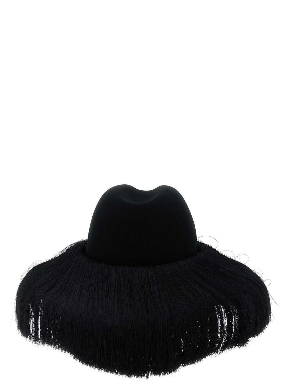 Comme Des Garçons Black Wool Fedora