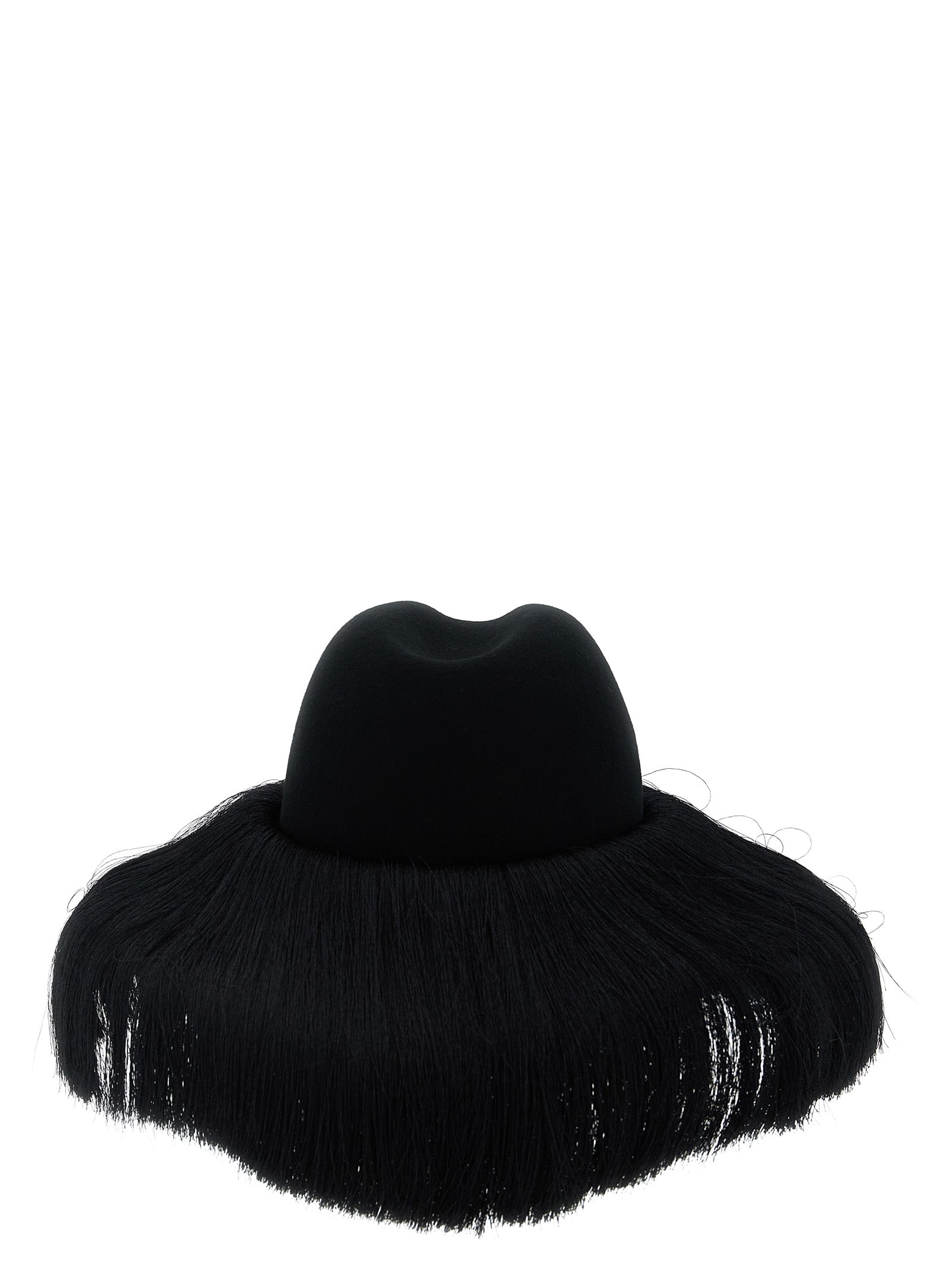 Comme Des Garçons Black Wool Fedora