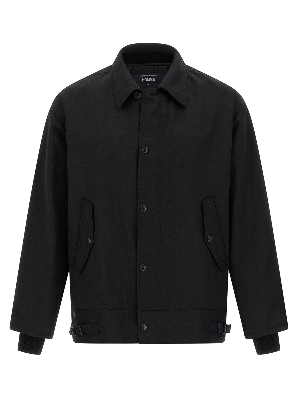 Comme Des Garçons Black Polyester Full-Length Jacket
