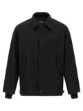 Comme Des Garçons Black Polyester Full-Length Jacket