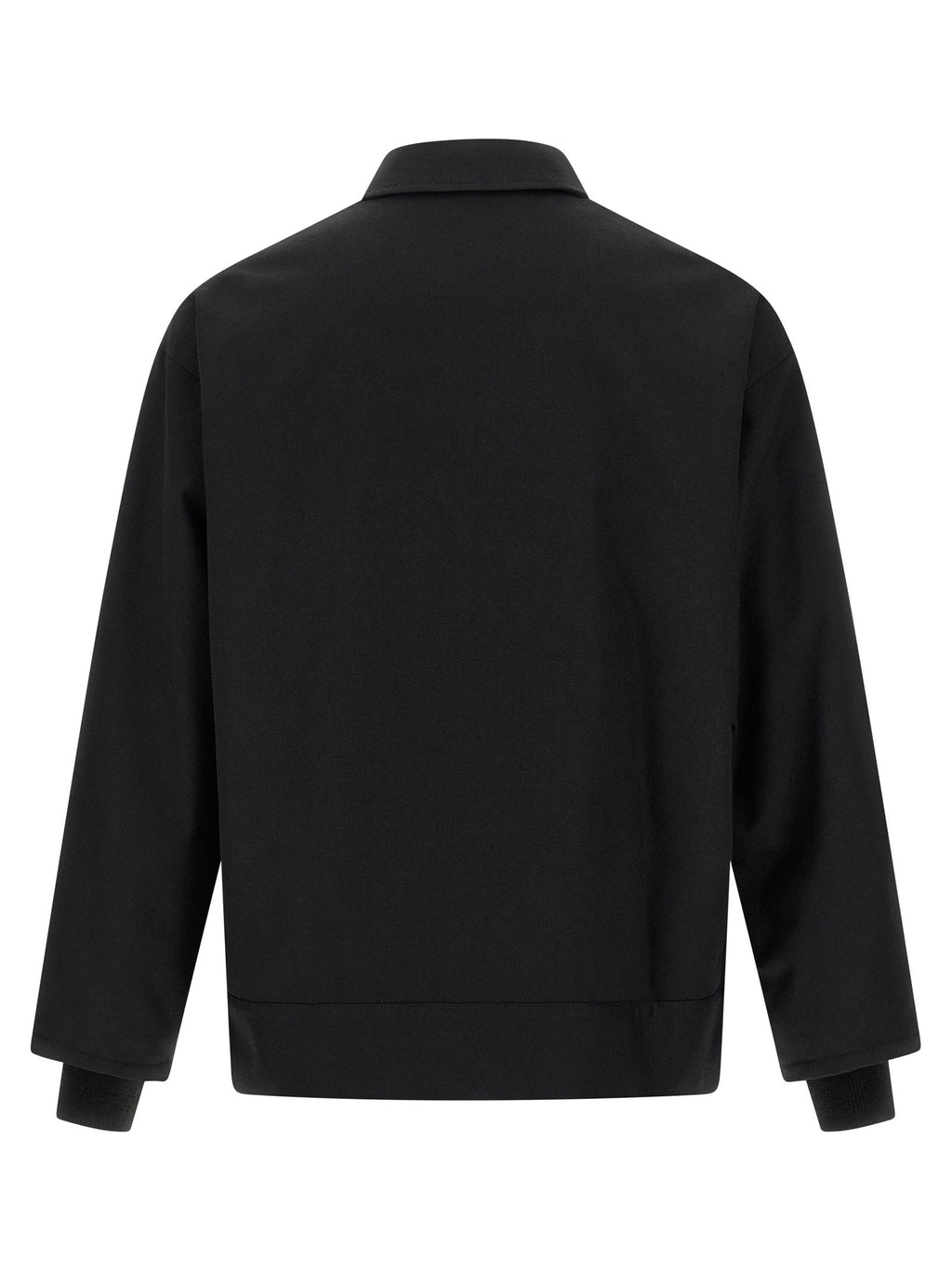 Comme Des Garçons Black Polyester Full-Length Jacket