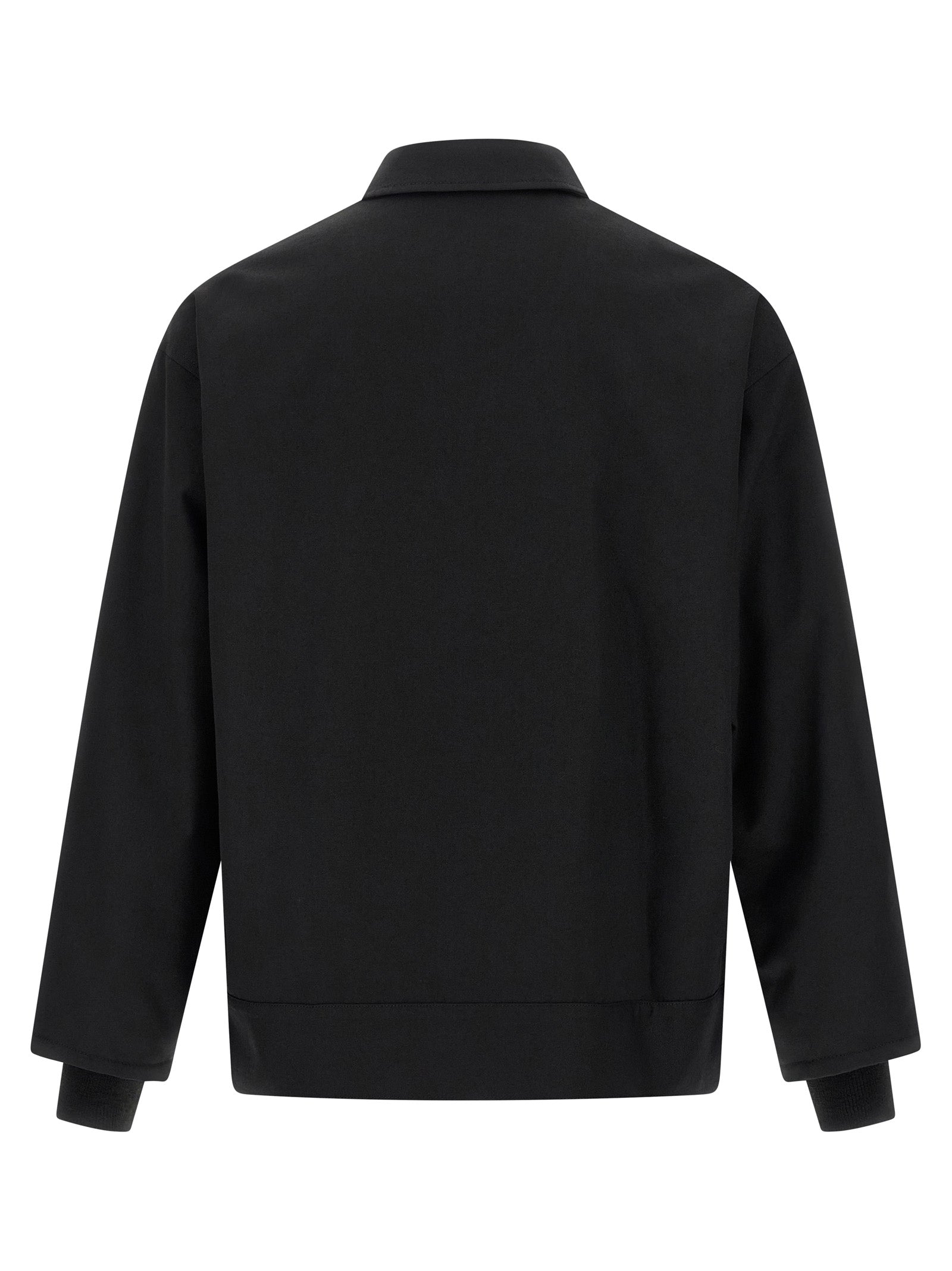 Comme Des Garçons Black Polyester Full-Length Jacket