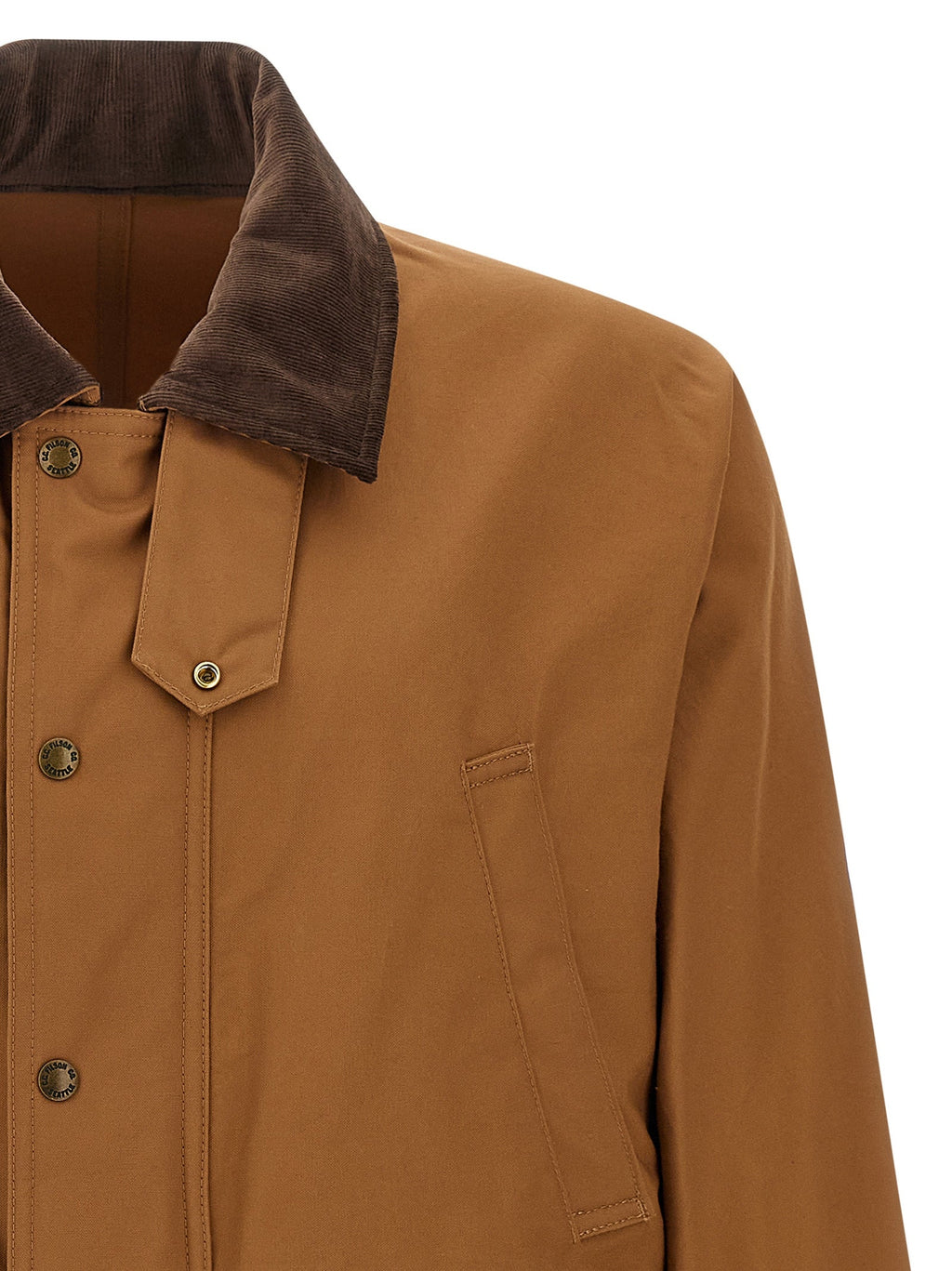 Junya Watanabe Brown Cotton Shell Jacket