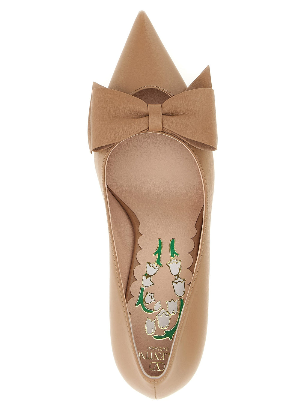 Valentino Garavani Multicolor Calfskin Mid Heel Pumps