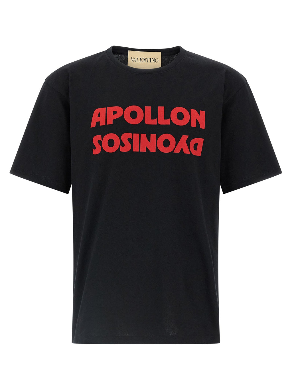 Valentino Garavani Black Cotton T-Shirt