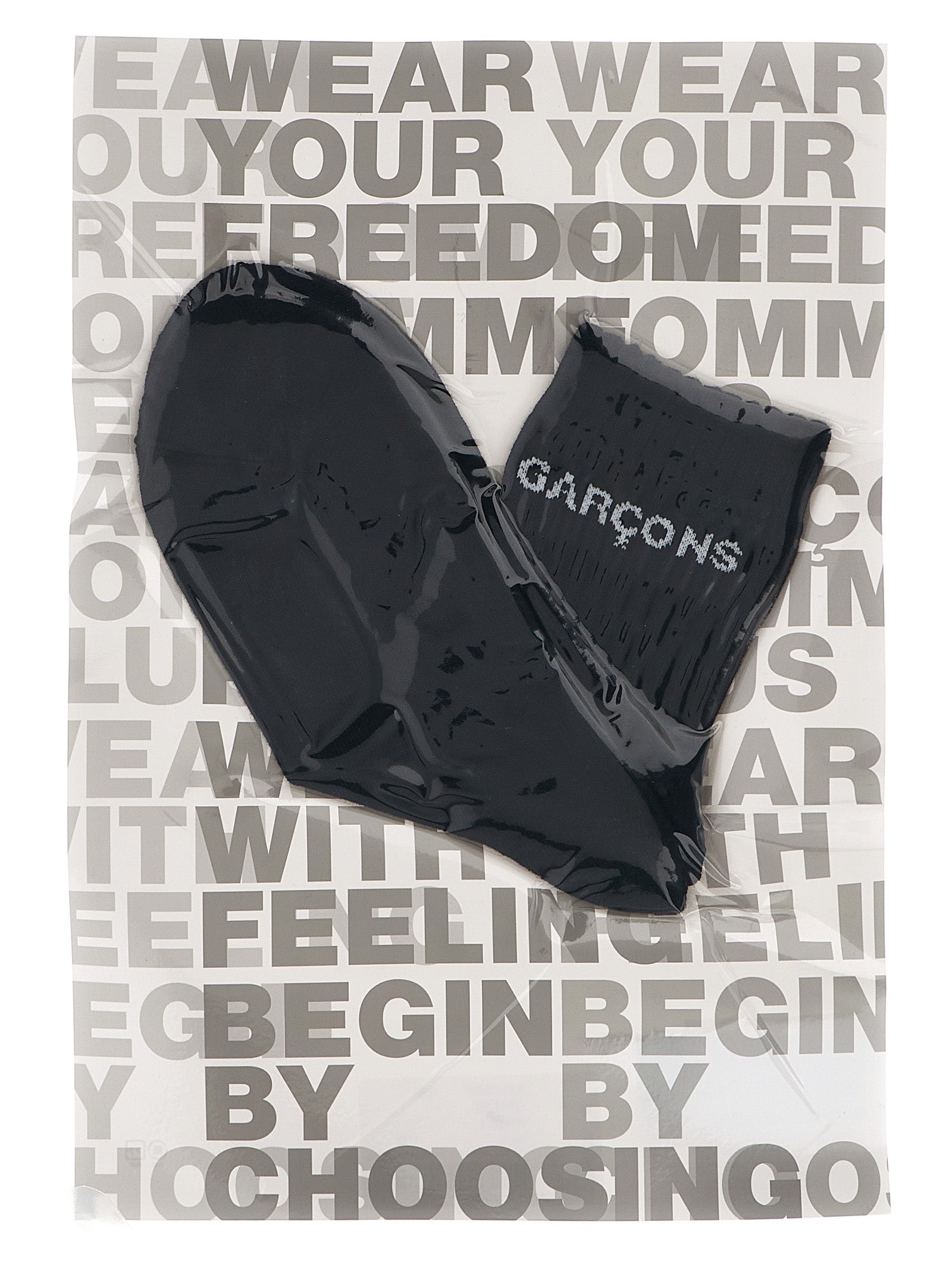 Comme Des Garçons Bicolor Cotton Socks