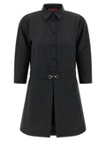 Gucci Gray Wool Short Dress