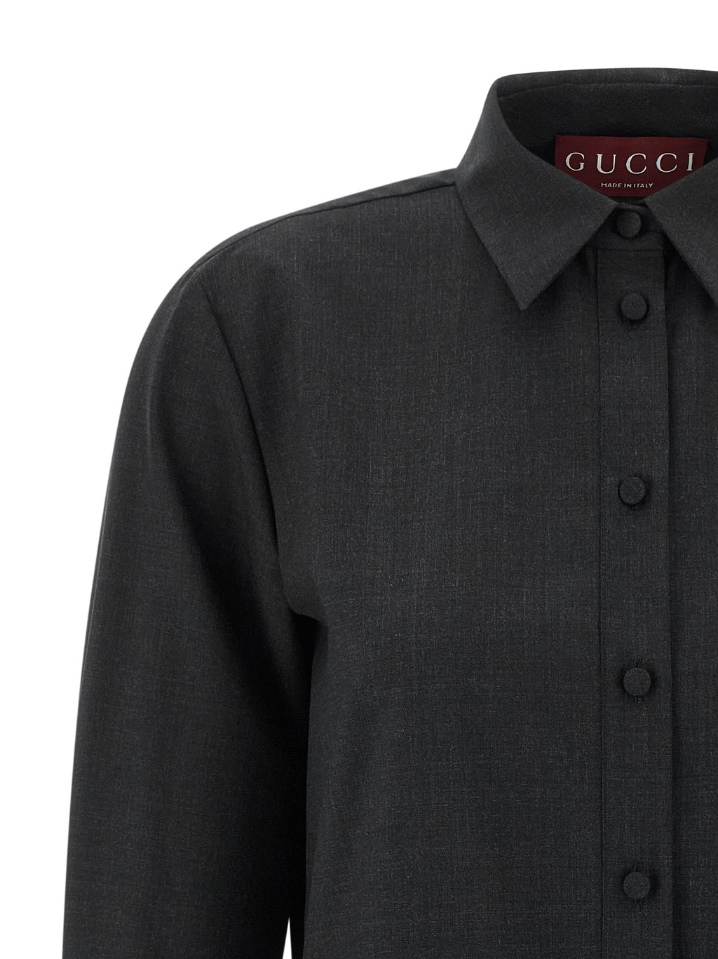Gucci Gray Wool Short Dress