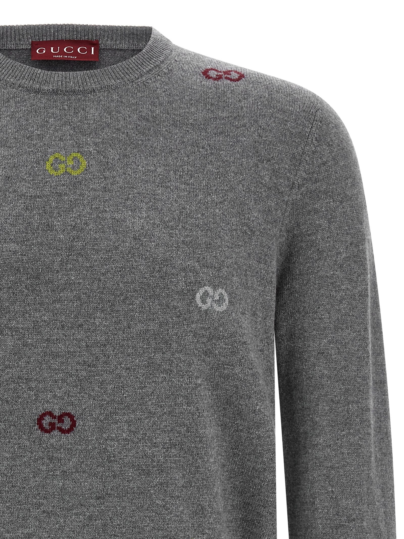 Gucci Gray Cashmere Cardigan