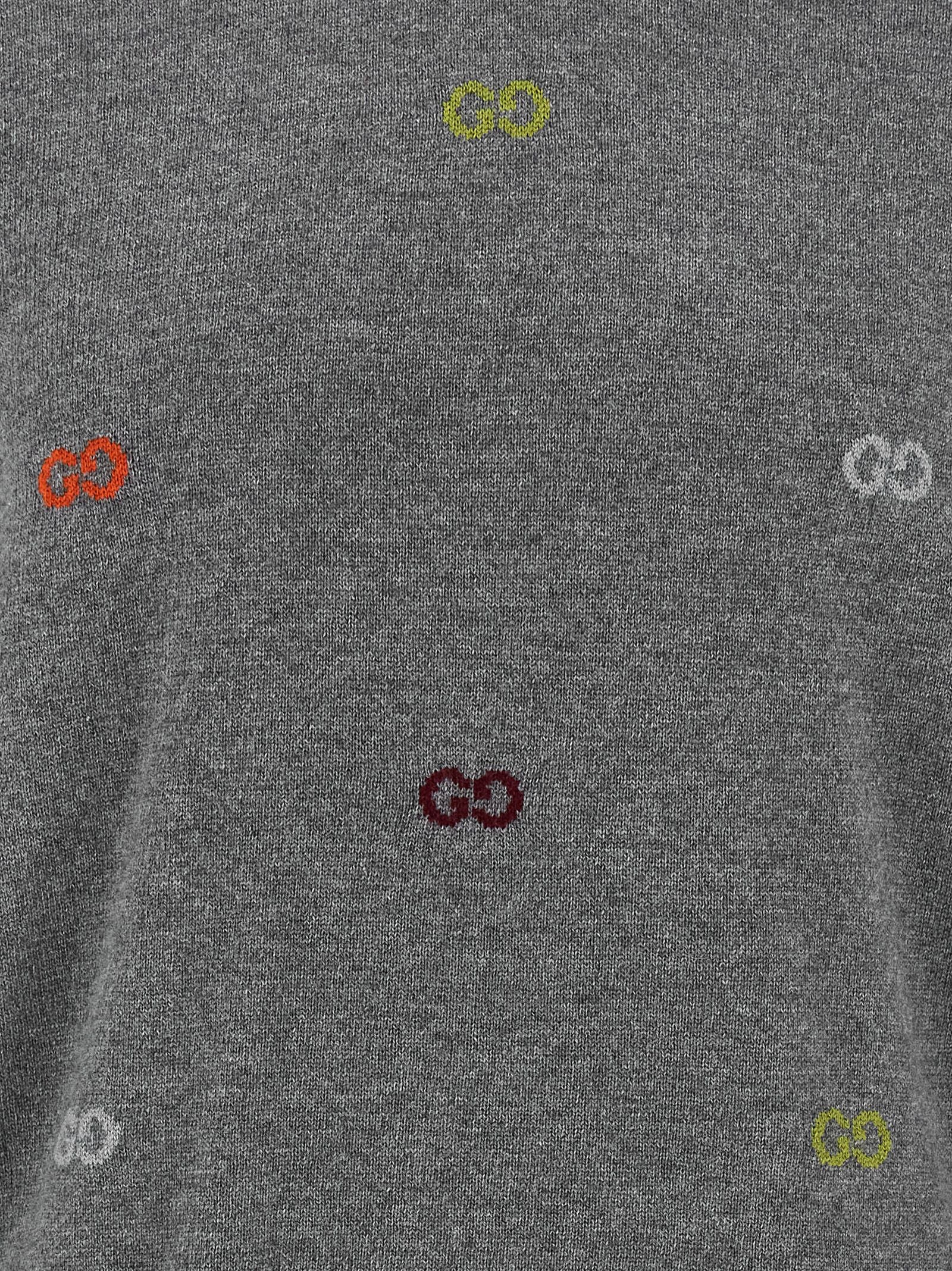 Gucci Gray Cashmere Cardigan