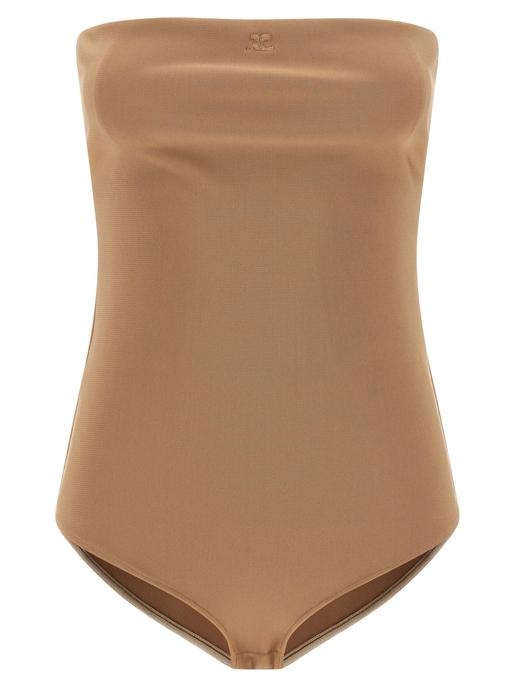 Courrèges Beige Viscose Bodysuit