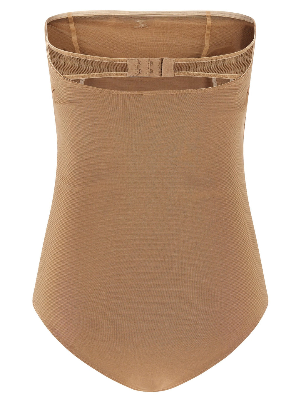 Courrèges Beige Viscose Bodysuit