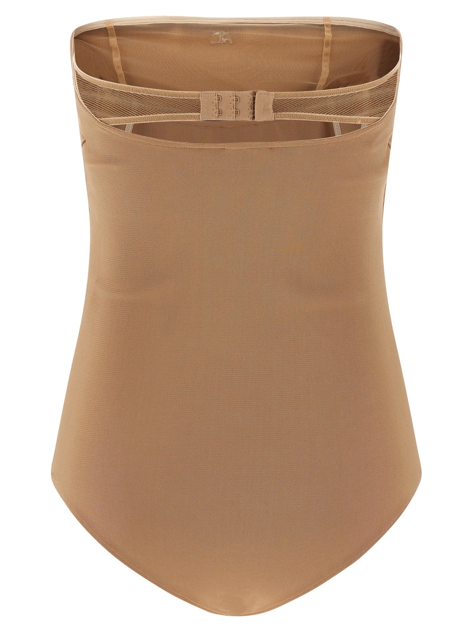 Courrèges Beige Viscose Bodysuit