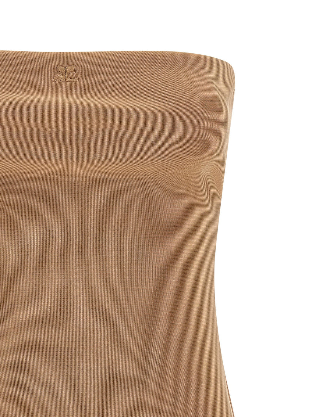 Courrèges Beige Viscose Bodysuit