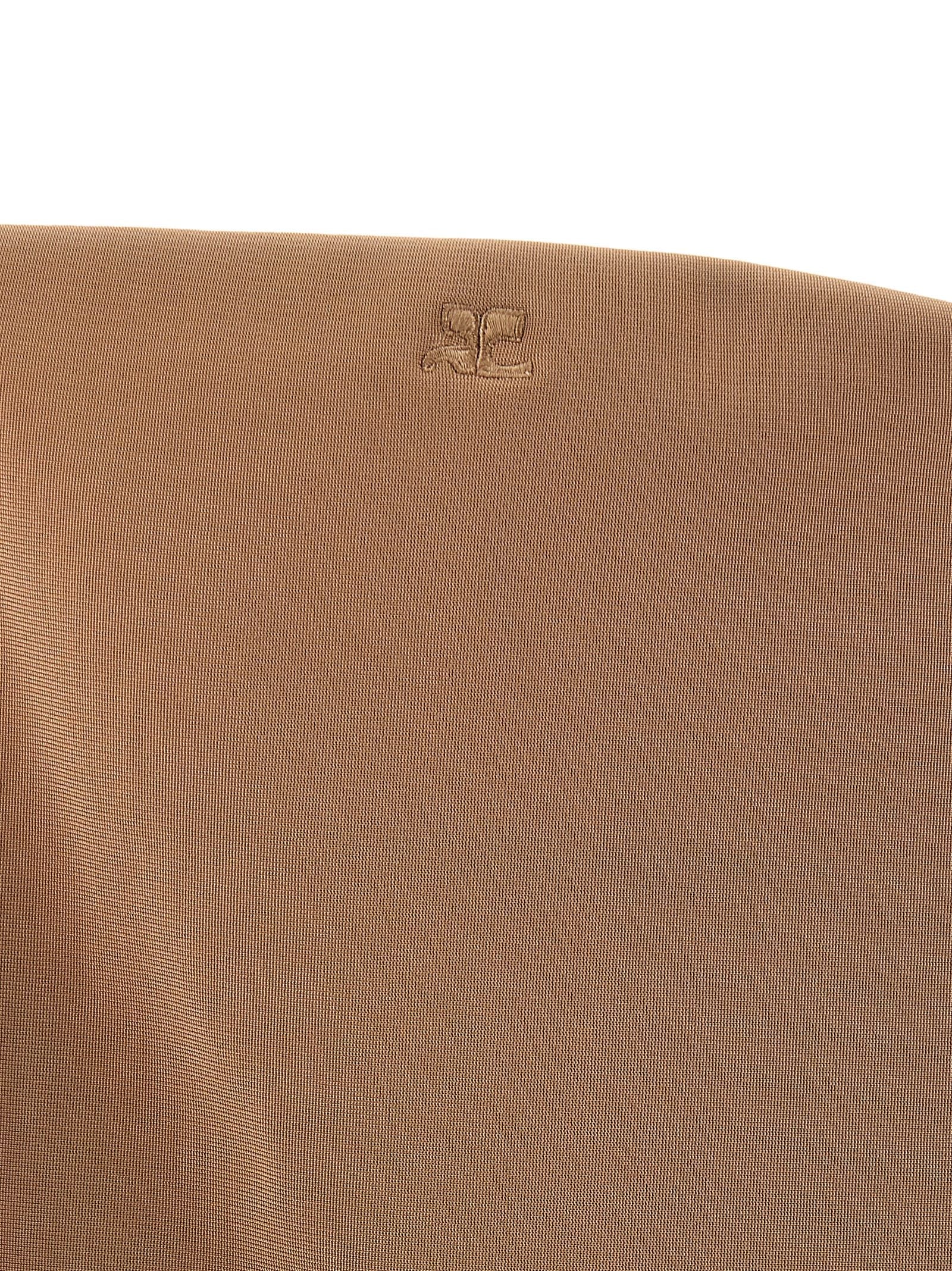 Courrèges Beige Viscose Bodysuit